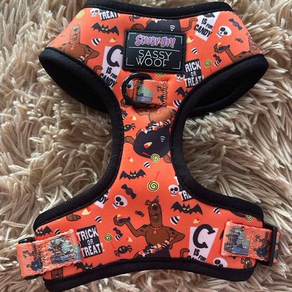 Sassy Woof Scooby doo Halloween harness